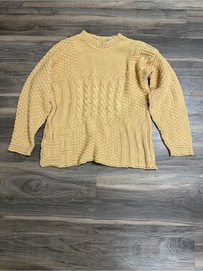 A Knitch Above Cable Knit Pullover Sweater